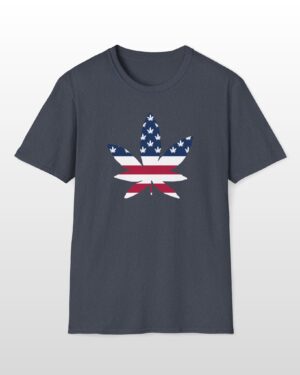 puff it up for freedom leaf 420 tee
