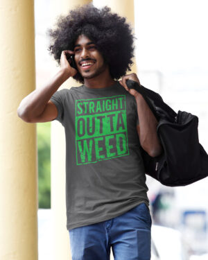 straight outta weed 420 tee