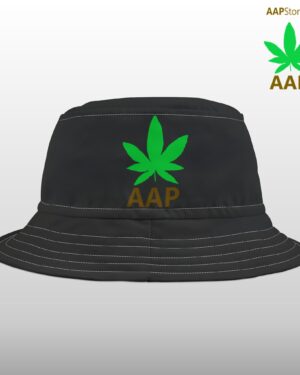 follow the program aap original aapstore.co logo black bucket hat