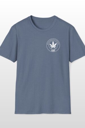 attitude adjustment program aap white pocket badge 420 tee