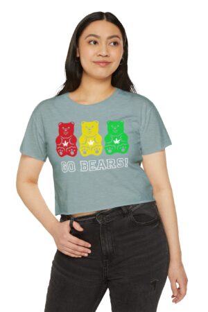 go bears 420 crop tee
