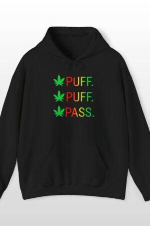 puff puff pass 420 stoner hoodie