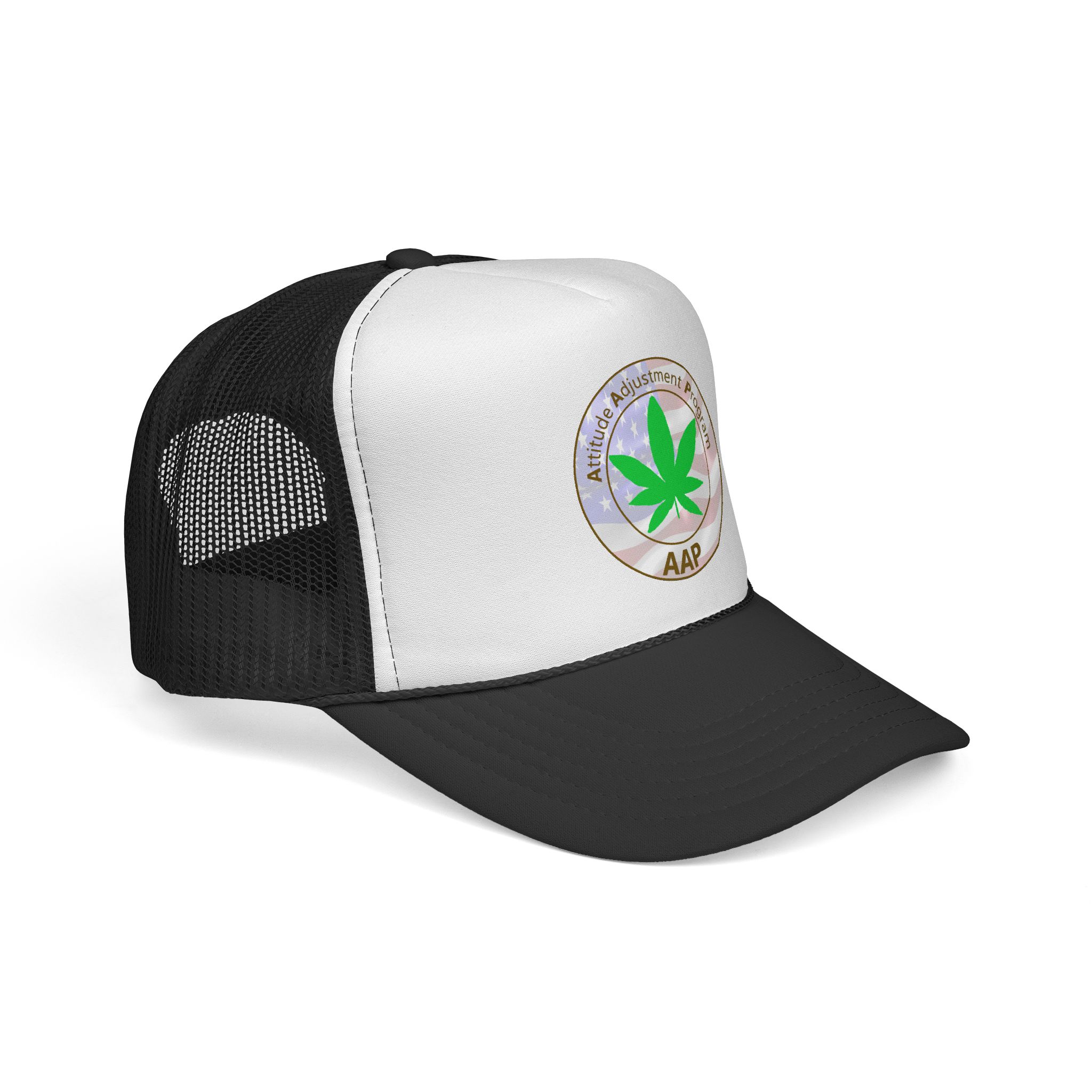 puff it up for freedom aap original freedom logo trucker cap