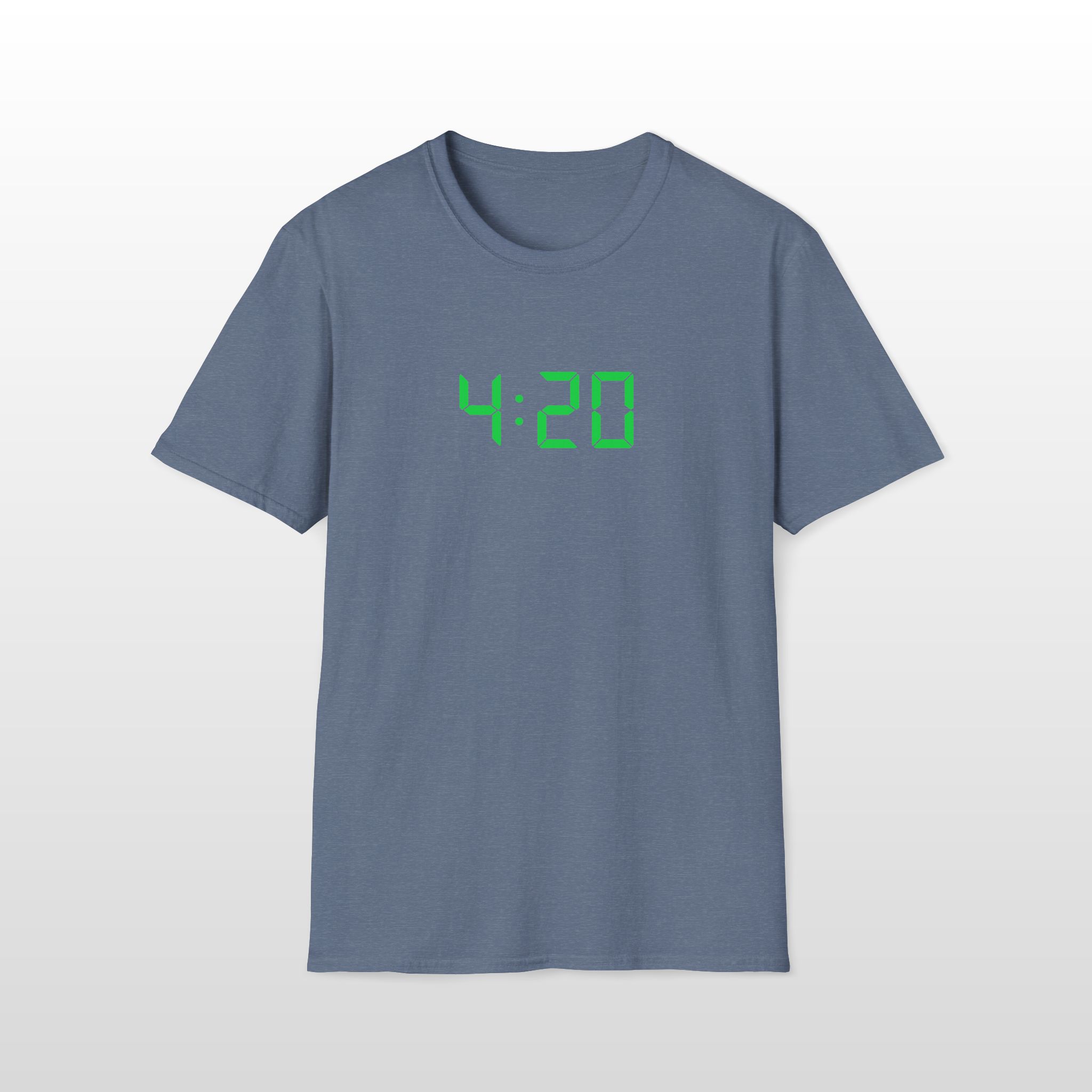 420 digital clock tee