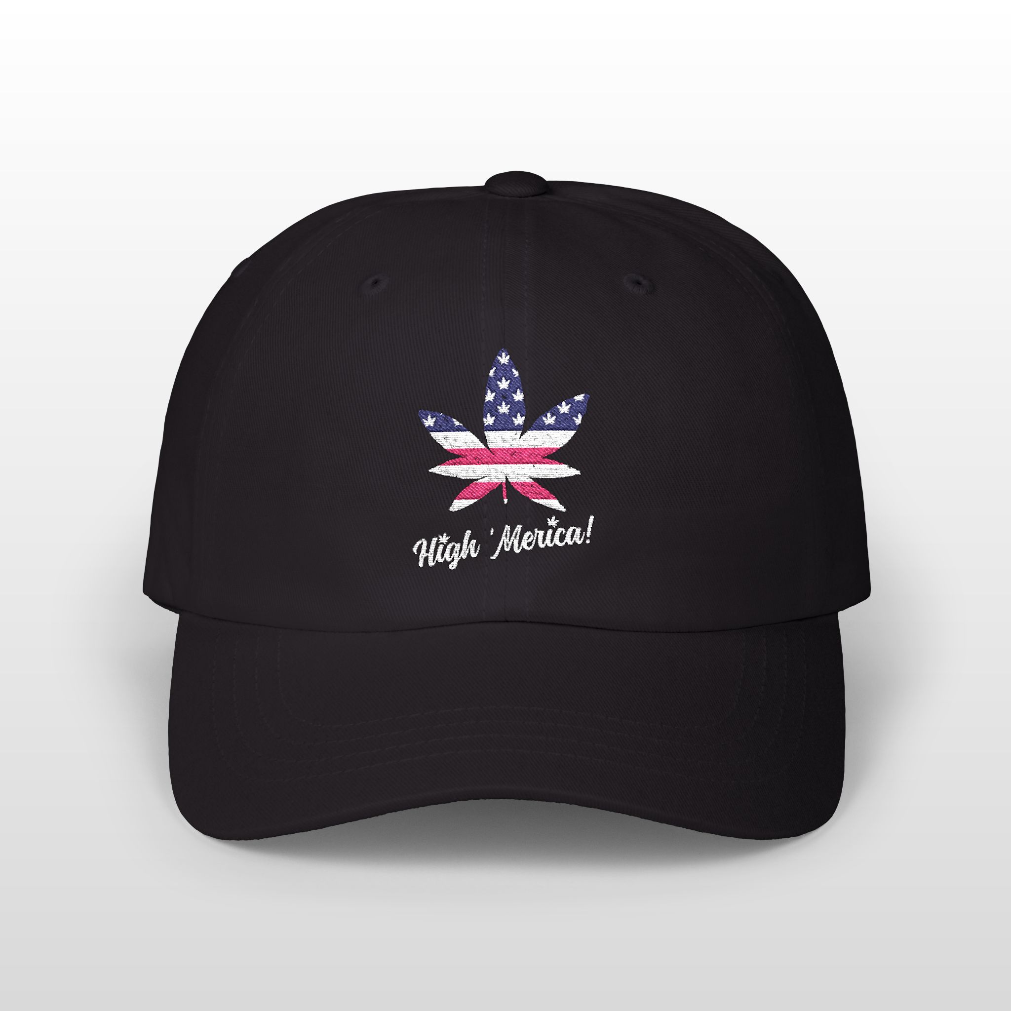high 'merica! embroidered 420 dad hat