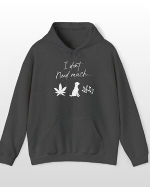 i don't need much 420 stoner hoodie