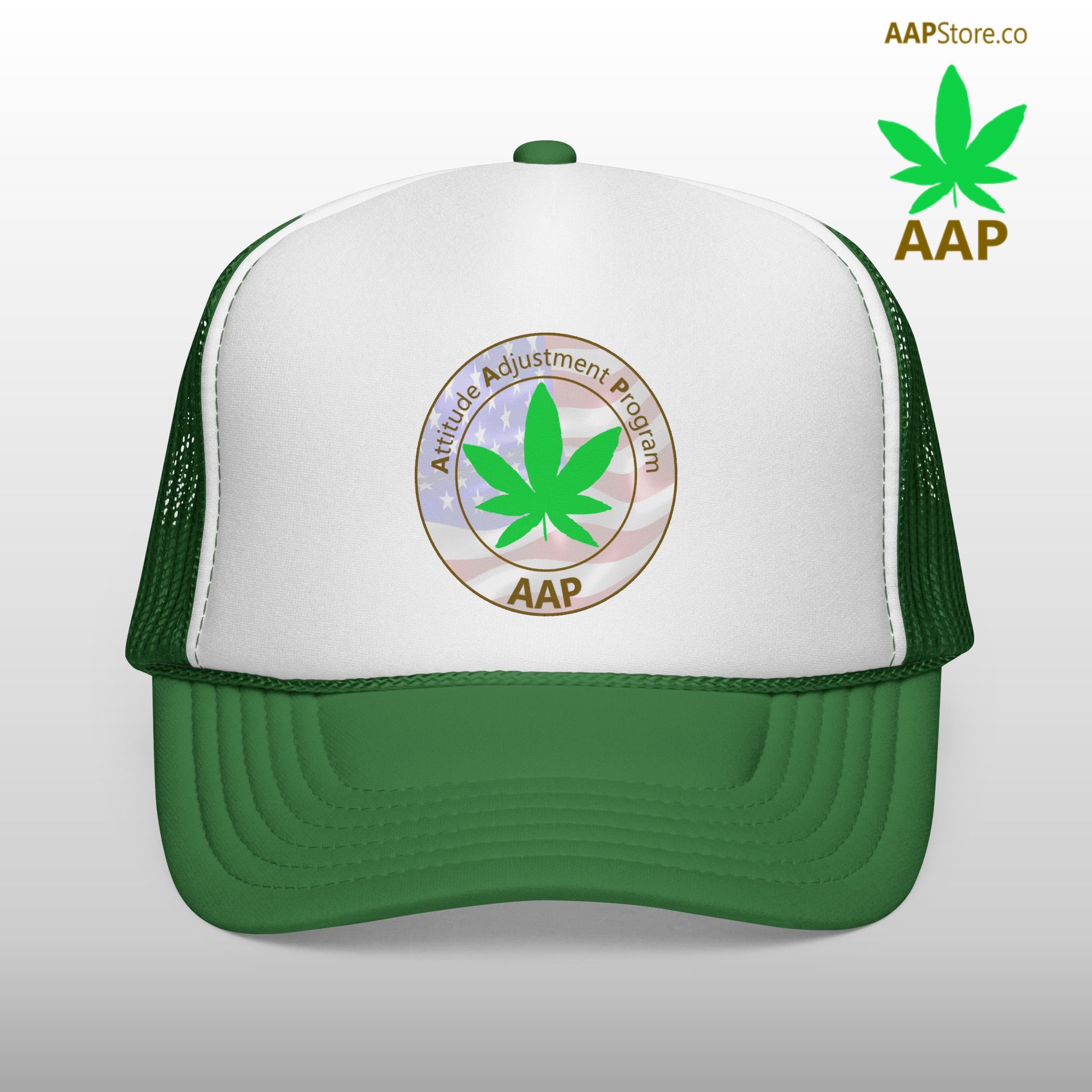puff it up for freedom aap original freedom logo trucker cap