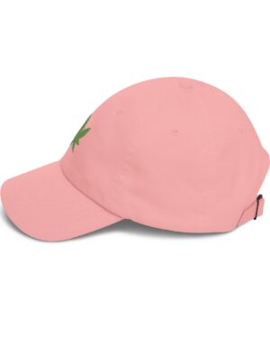 grean leaf 420 embroidered dad hat