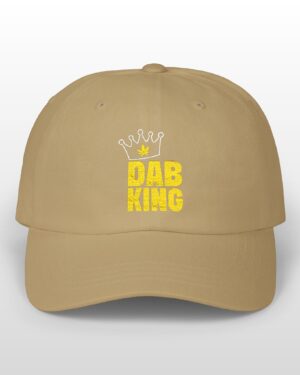 dab king embroidered 420 dad hat