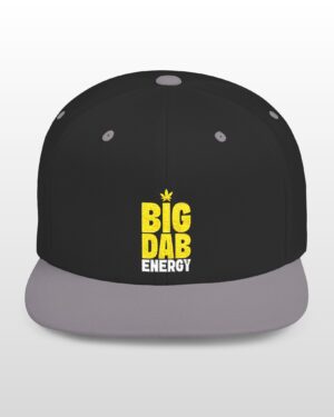 big dab energy 420 embroidered flat bill snapback cap