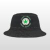 lucky seven leaf clover black bucket hat