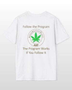 aap original the program works 2 sided 420 tee