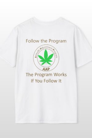 aap original the program works 2 sided 420 tee