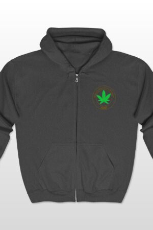 follow the program aap original pocket logo 2 sided full zip hooded sweatshirt