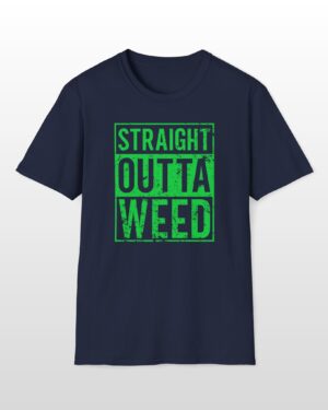 straight outta weed 420 tee