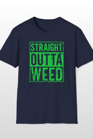 straight outta weed 420 tee