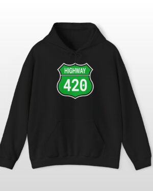 highway 420 stoner hoodie