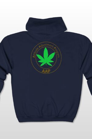 aap original pocket logo 2 sided full zip hooded sweatshirt