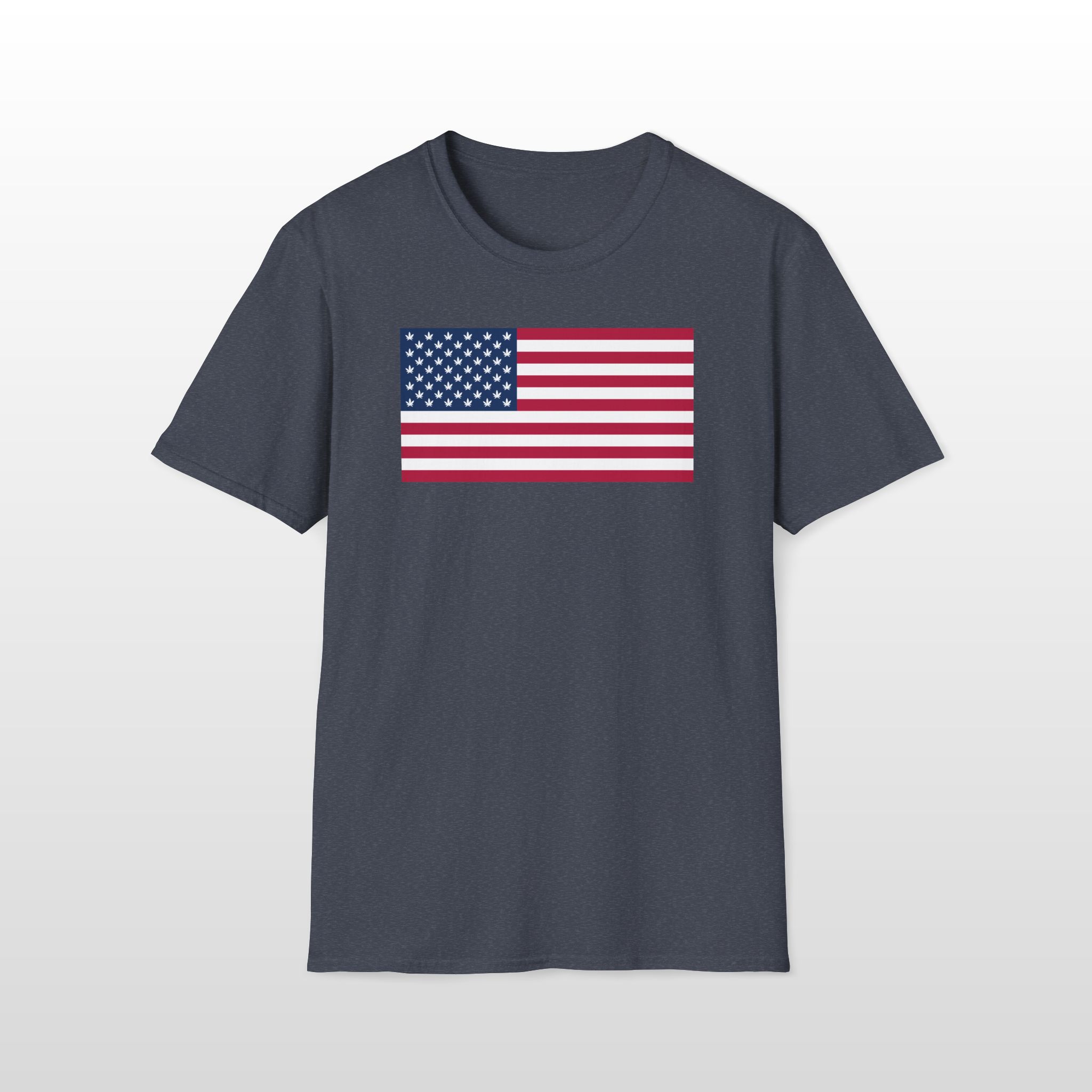 weeds and stripes 420 tee