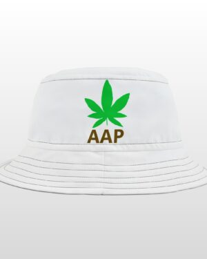 follow the program aap original logo white bucket hat