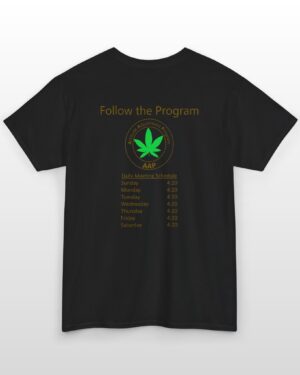 follow the program aap original daily 420 2 side tee