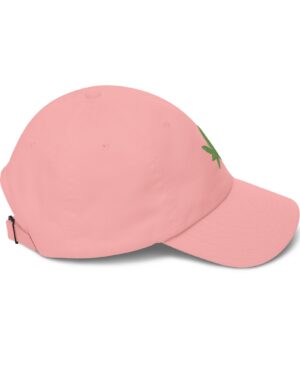 grean leaf 420 embroidered dad hat