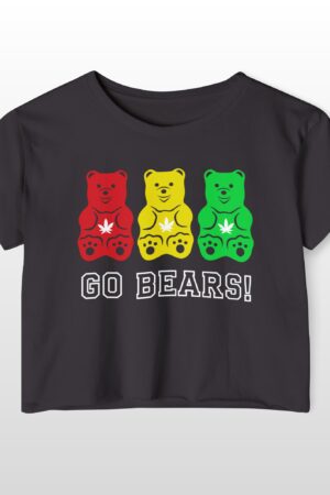 go bears 420 crop tee
