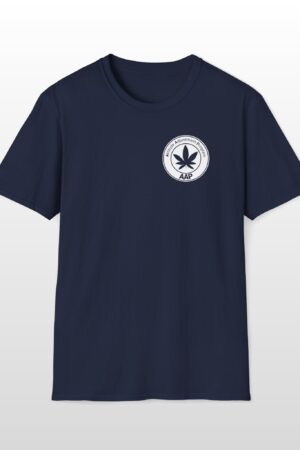 attitude adjustment program clear white pocket badge 420 tee