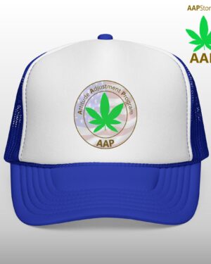 puff it up for freedom aap original freedom logo trucker cap