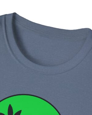 follow the program aap original green smiley face 420 tee