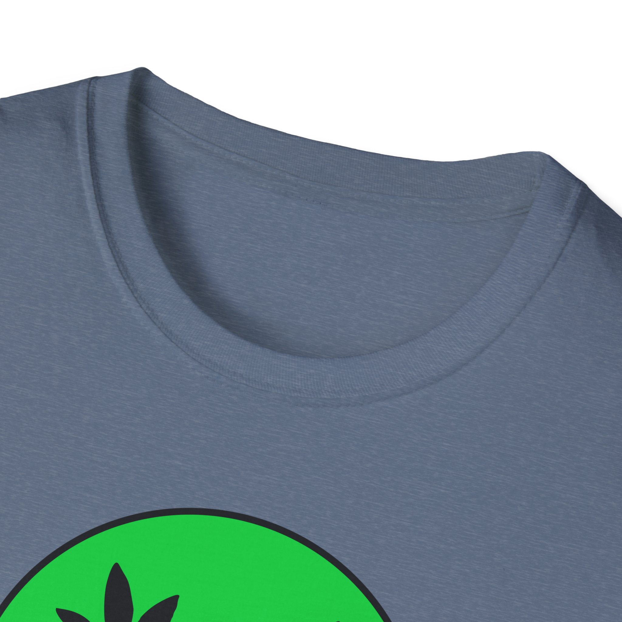 follow the program aap original green smiley face 420 tee