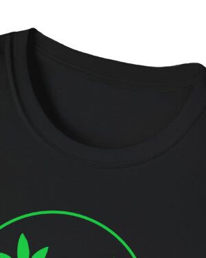 follow the program aap original smiley face green outline 420 tee