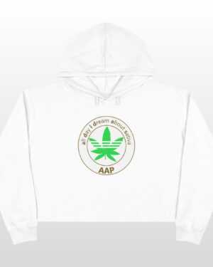 all day i dream about sativa crop hoodie
