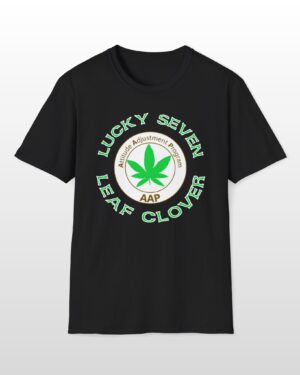 lucky seven leaf clover stoner tee