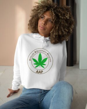 follow the program aap original crop hoodie