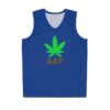 follow the program aap original logo blue basketball jersey