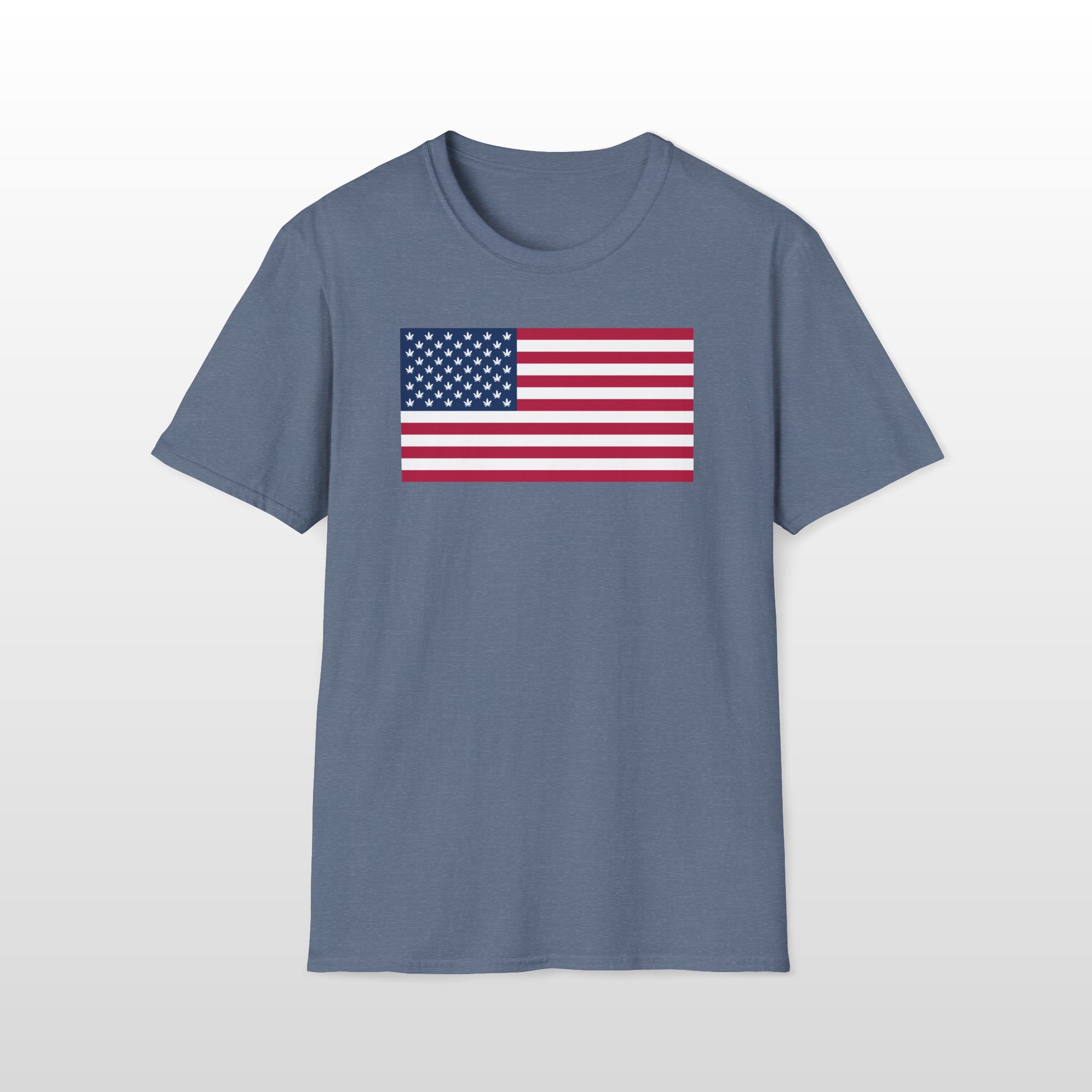 weeds and stripes 420 tee