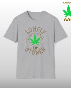 lonely stoner unisex softstyle t shirt perfect for casual vibes and celebrations