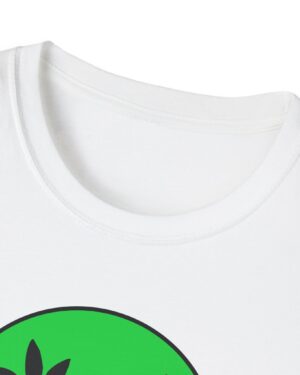 follow the program aap original green smiley face 420 tee