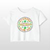 stoners lonely hearts club 420 festival crop top tee