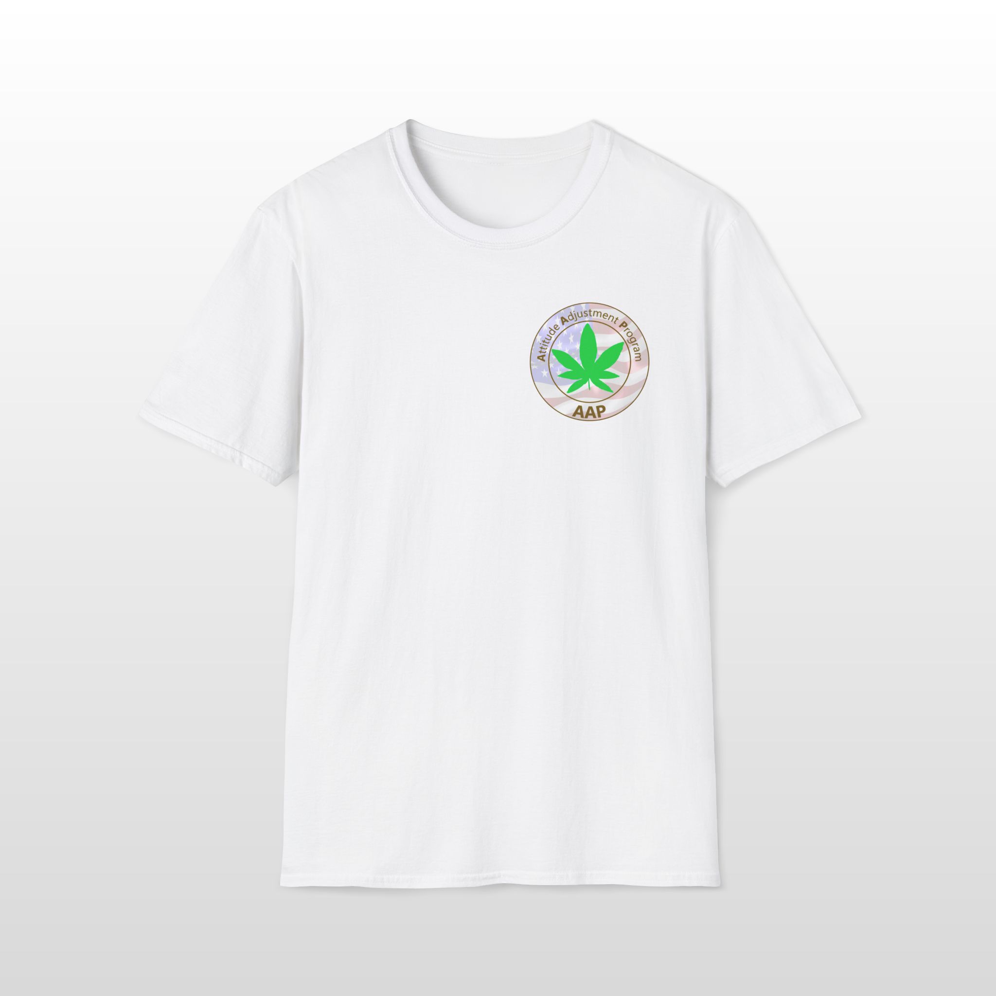 puff it up for freedom aap original we want you to follow the program 2 sided tee