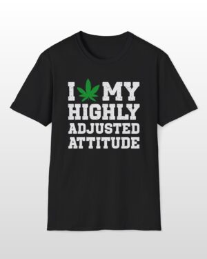 i love my highly adjusted attitude 420 tee