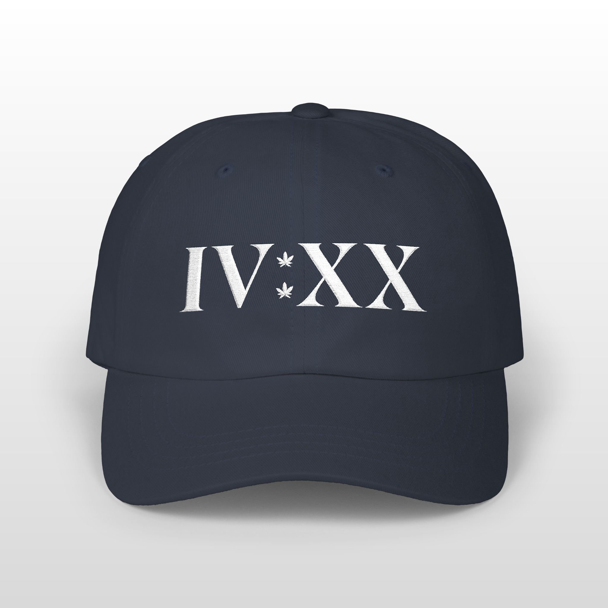 420 roman numerals embroidered 420 dad hat