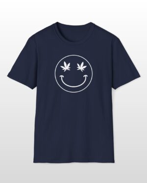 vintage smiley face 420 tee