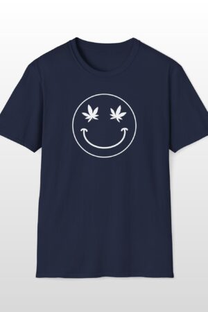 vintage smiley face 420 tee