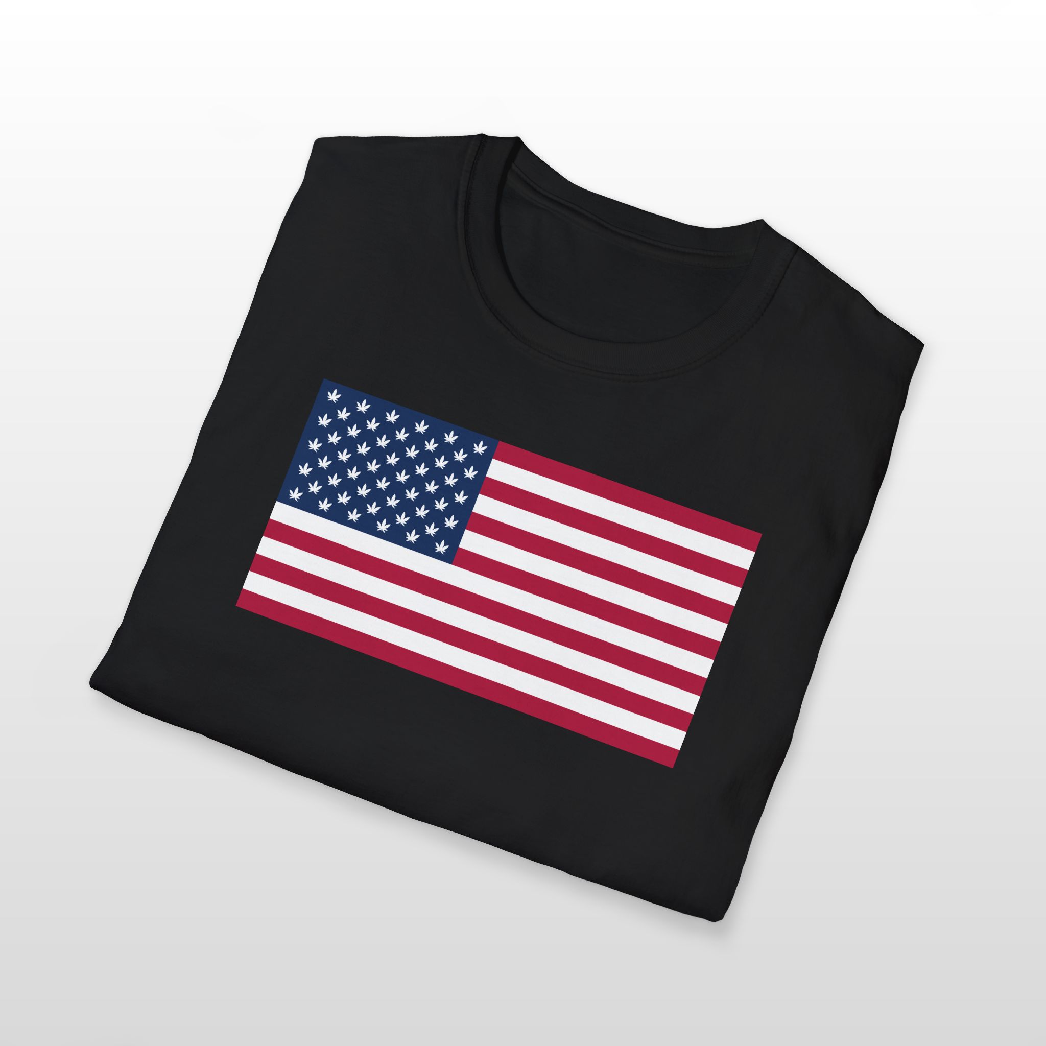 weeds and stripes 420 tee