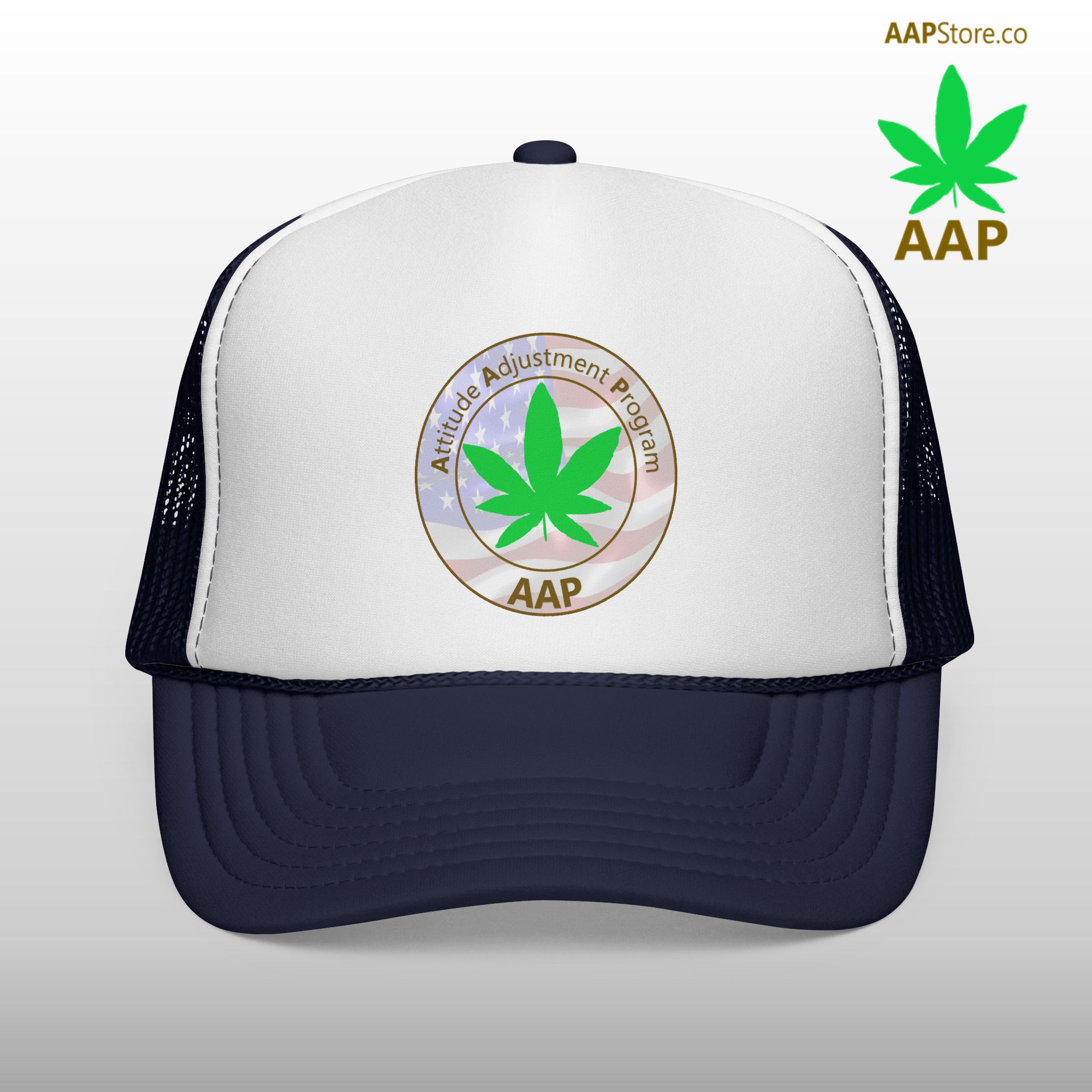 puff it up for freedom aap original freedom logo trucker cap