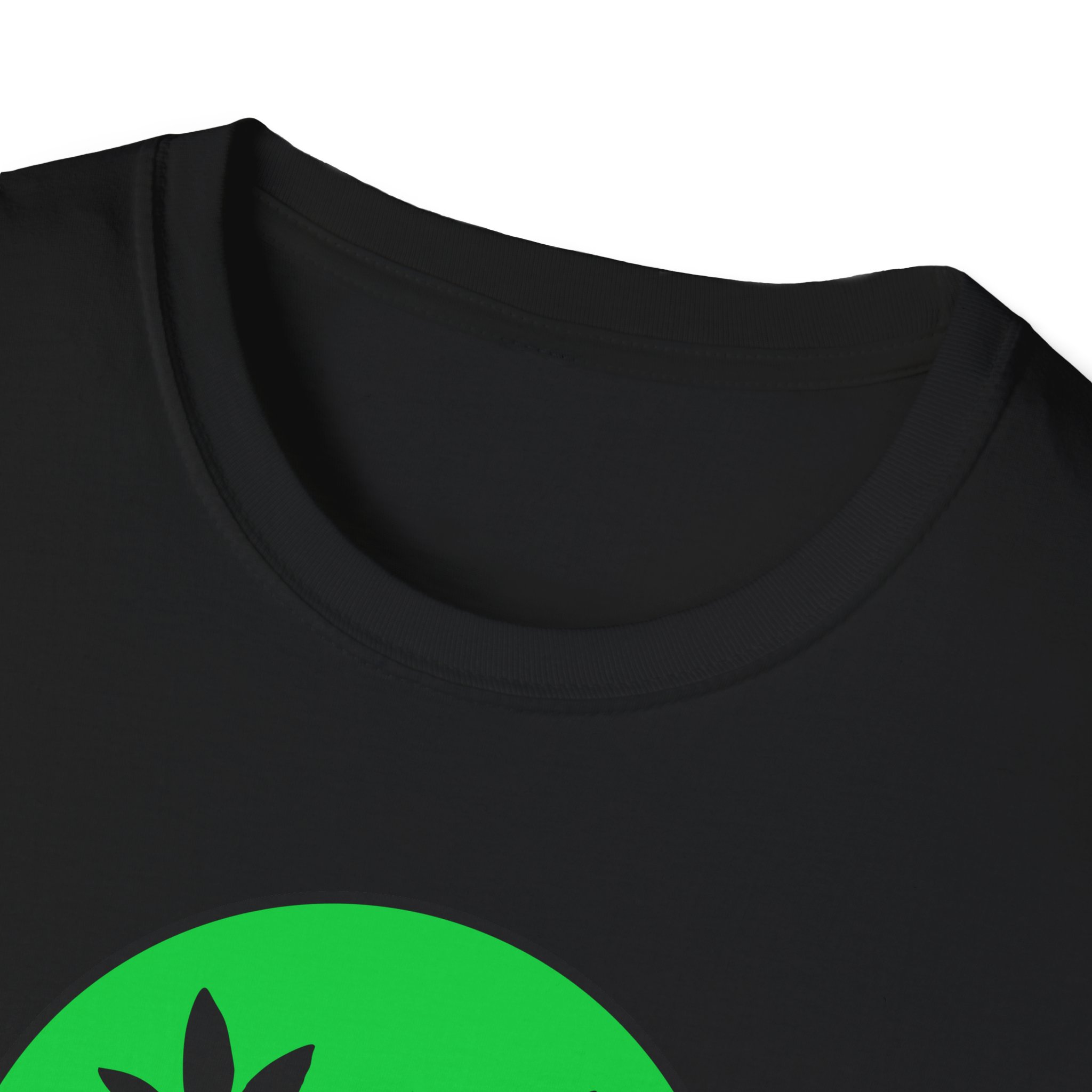 follow the program aap original green smiley face 420 tee