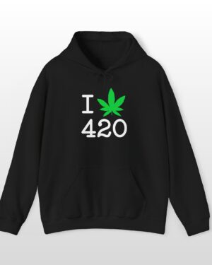 i love 420 stoner hoodie