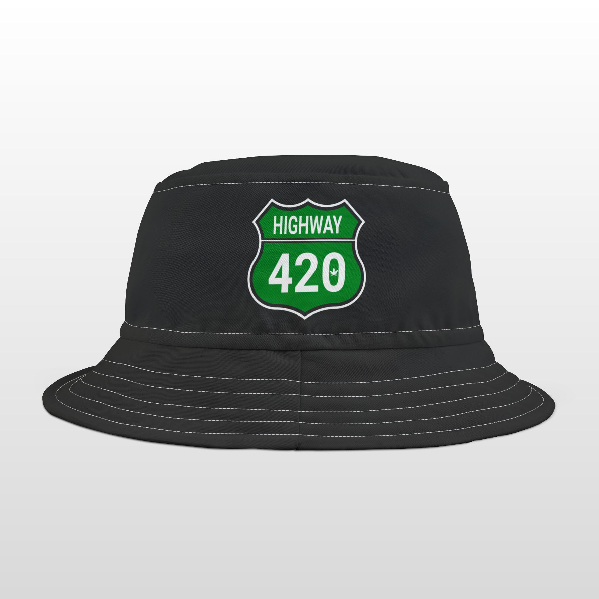 highway 420 stoner bucket hat